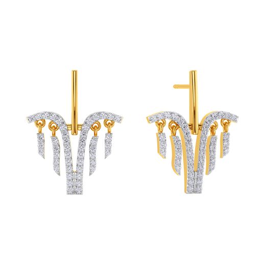 Room to Relax Diamond Earrings