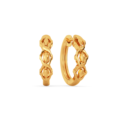 Dhiaa  Gold Earrings