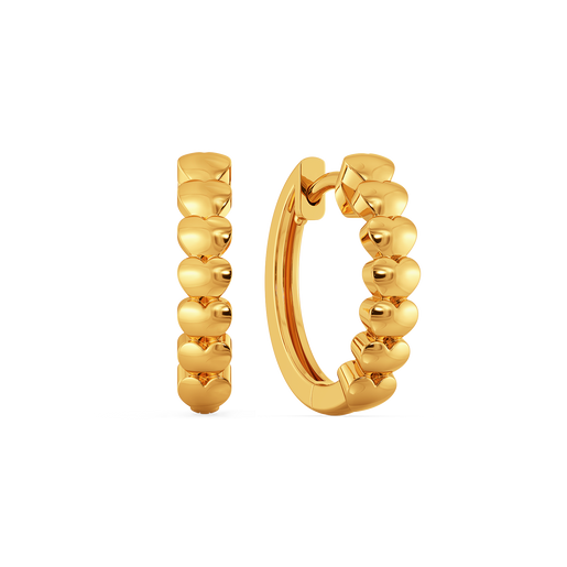 Shine on Love Gold Earrings