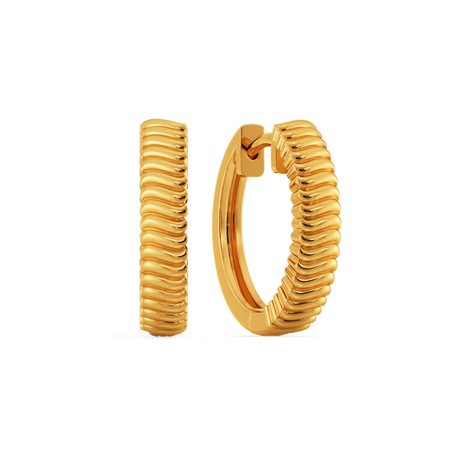 Glow Mode Gold Earrings