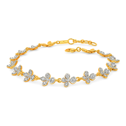 Dainty Lilac  Diamond Bracelets