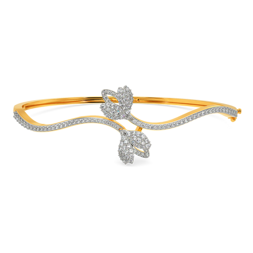 Touch of Lilac Diamond Bangles