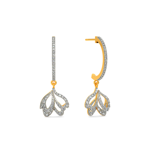 Touch of Lilac Diamond Earrings