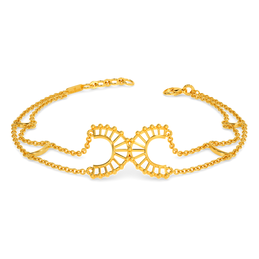 Beaded Affair Gold Bracelets