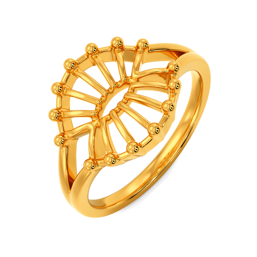 Beaded Affair Gold Rings
