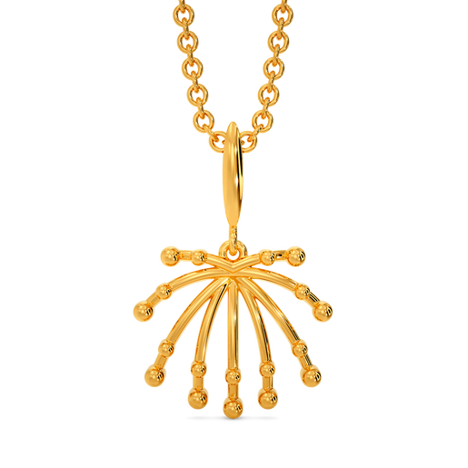 Beaded Fantasy Gold Pendants