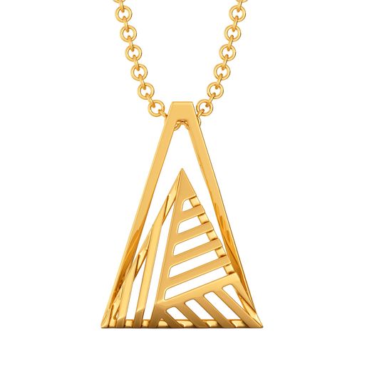 Overlay Play Gold Pendants