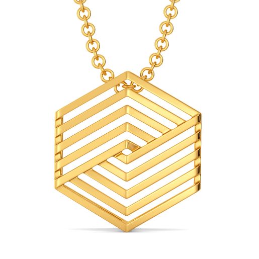 Bold Sheers Gold Pendants