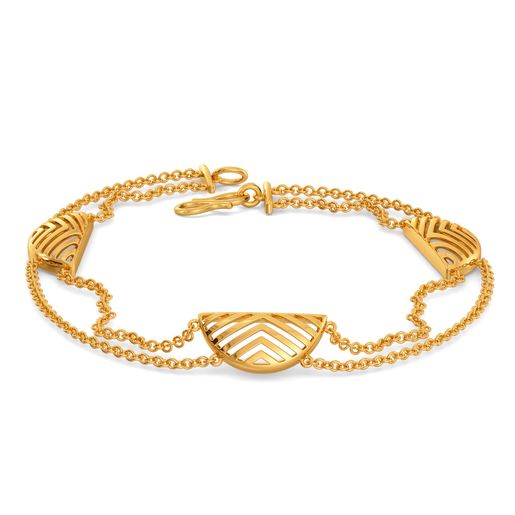 See Through Gold Bracelets