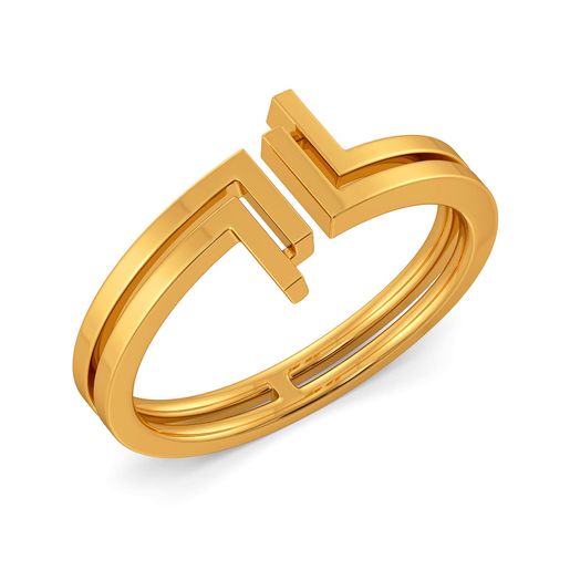 See Through Gold Rings