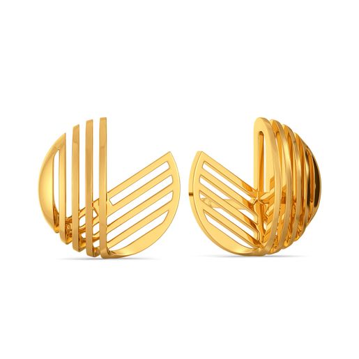 See Through Gold Earrings
