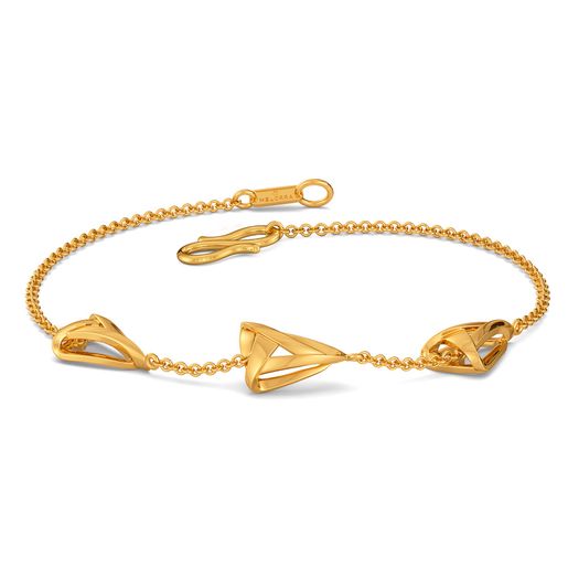 Slinky Sheers Gold Bracelets