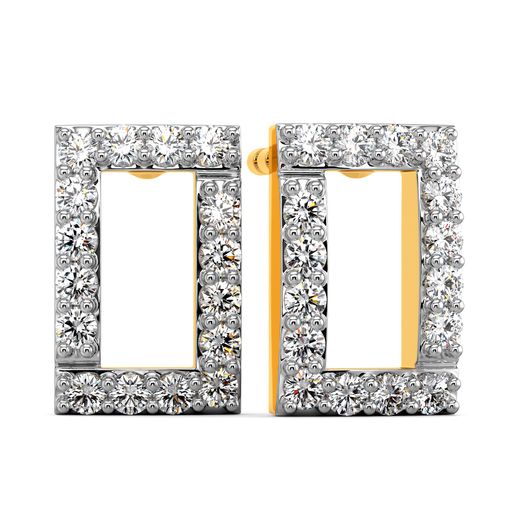 Spunky Space Diamond Earrings