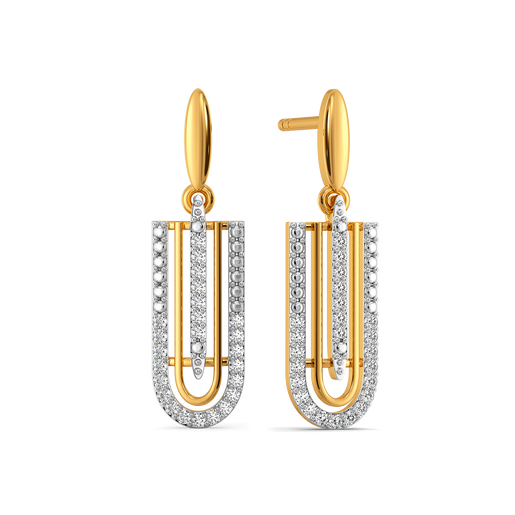 Slay in Stripes Diamond Earrings