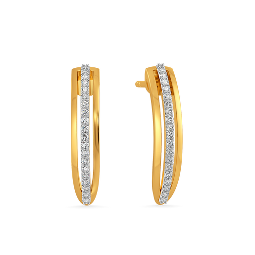 Slay in Stripes Diamond Earrings