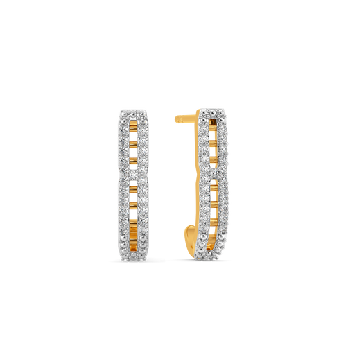 Smart Stripes Diamond Earrings