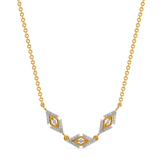 Fine Stripes Diamond Necklaces