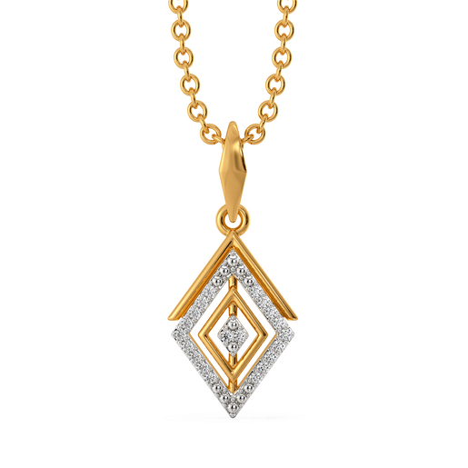 Fine Stripes Diamond Pendants