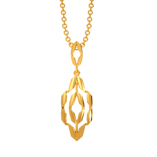 Party in the Future Gold Pendants