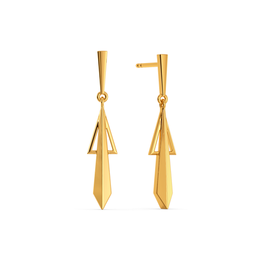 Timeless Tie Gold Earrings