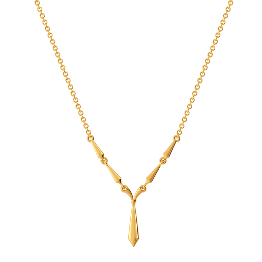 Power Knot Gold Necklaces