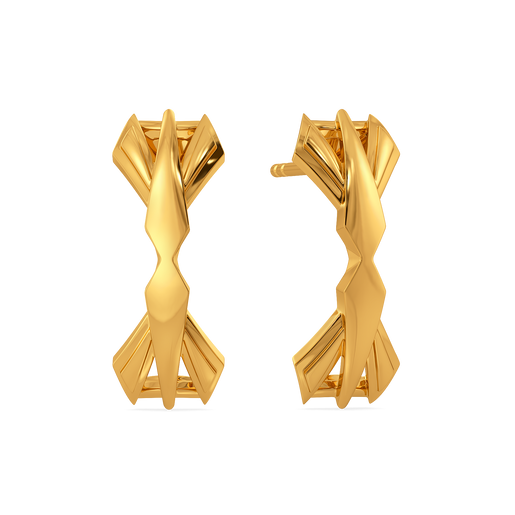 Tie the Power Gold Earrings