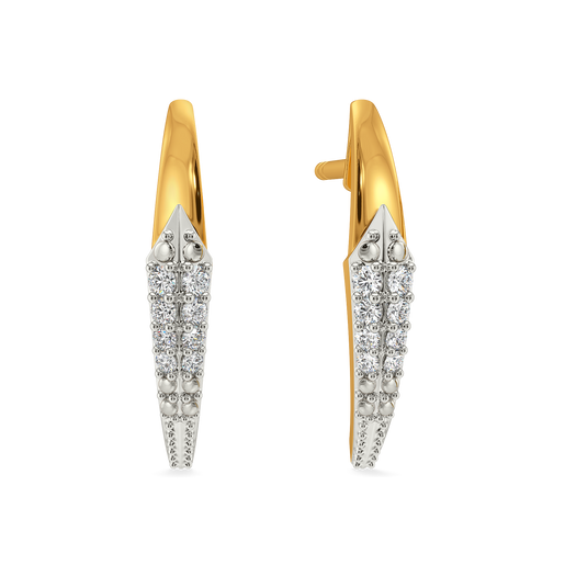 Classic Tie Diamond Earrings
