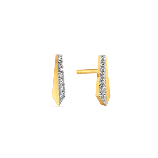 Classic Tie Diamond Earrings