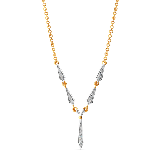 Simply Tied Diamond Necklaces