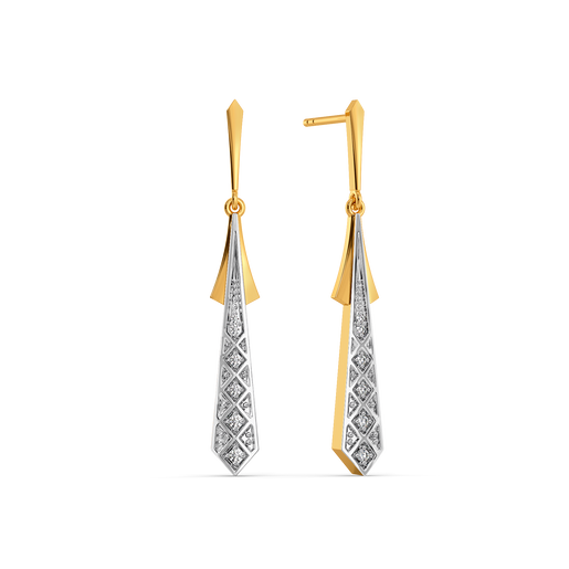 Lustre Loop Diamond Earrings
