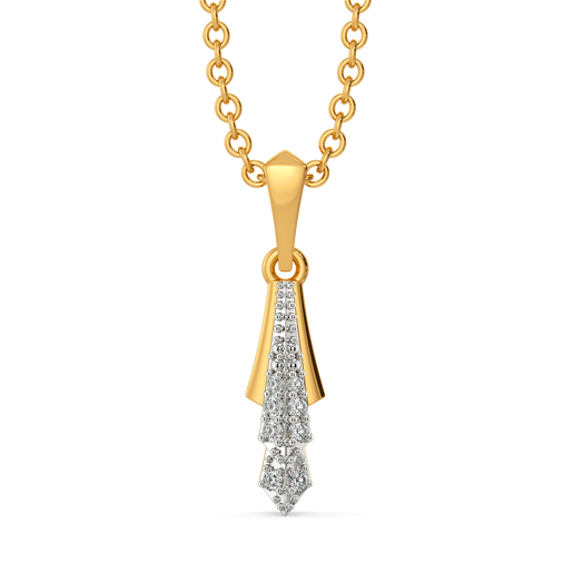 Lustre Loop Diamond Pendants