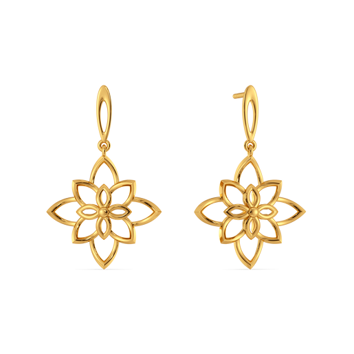 Bloom Glow Gold Earrings