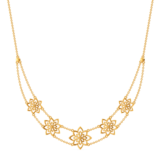 Bloom Glow Gold Necklaces