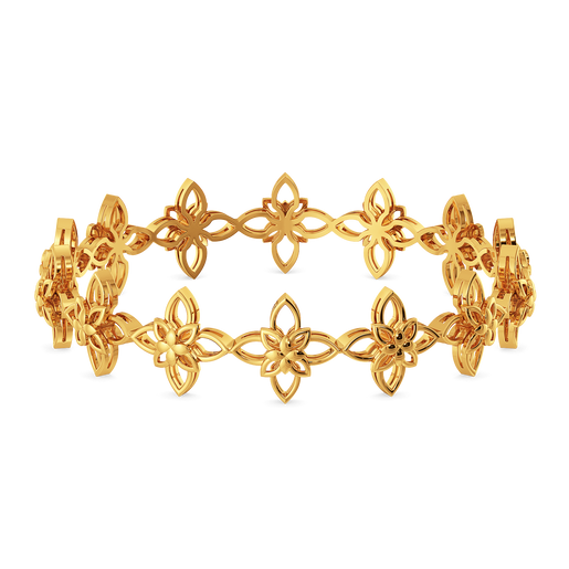 Bloom Glow Gold Bangles