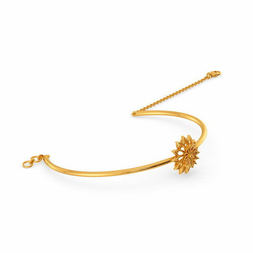 Petalure Gold Bangles
