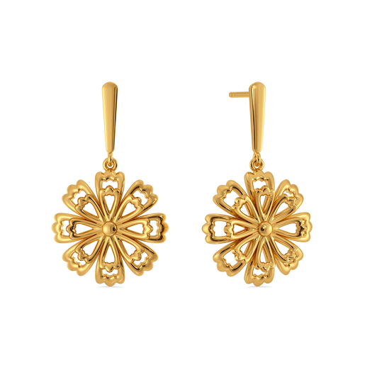 Florivive Gold Earrings