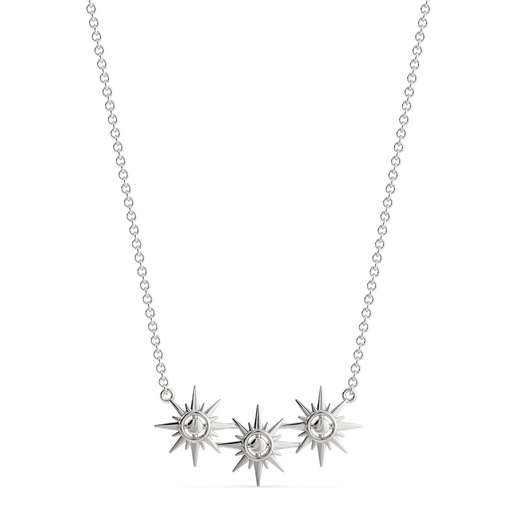 Spinning Spirals Silver Necklaces