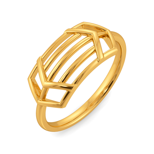 Everyday Stripes Gold Rings