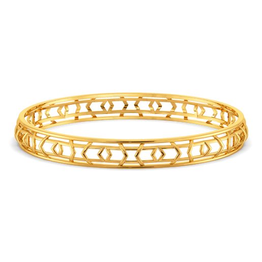 Everyday Stripes Gold Bangles