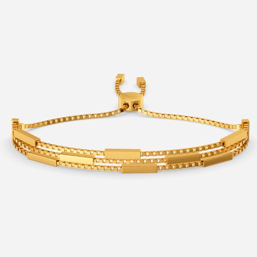 Parallel Panache Gold Bracelets
