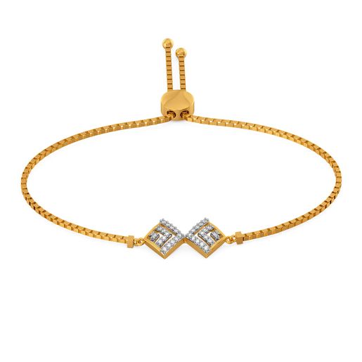 Rhomb Adorn Diamond Bracelets