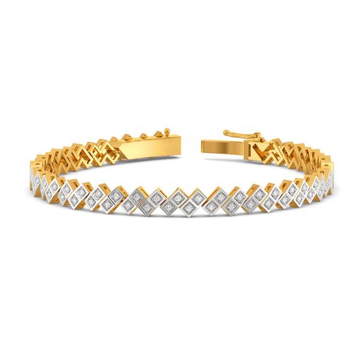 Elegant Dashes Diamond Bracelets