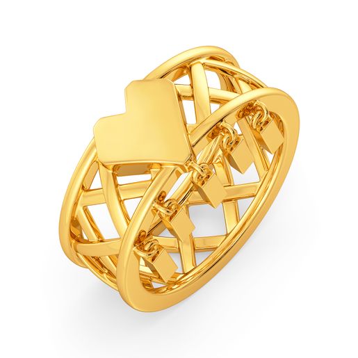 Fringe Crush Gold Rings