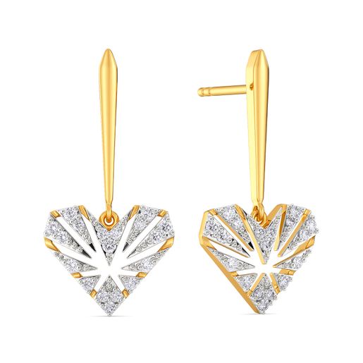Pattern O Love Diamond Earrings