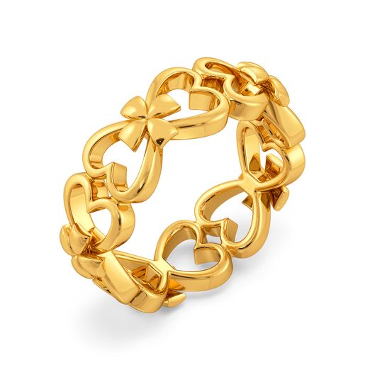 Love Blooms Gold Rings