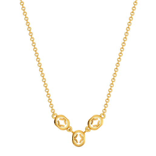 Caught up in Cinch Gold Necklaces