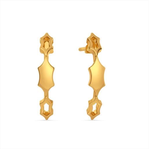 Add a Cinch Twist Gold Earrings