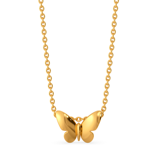 Little Butterfly Gold Pendants