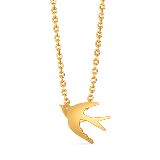 Flying Bird Gold Pendants