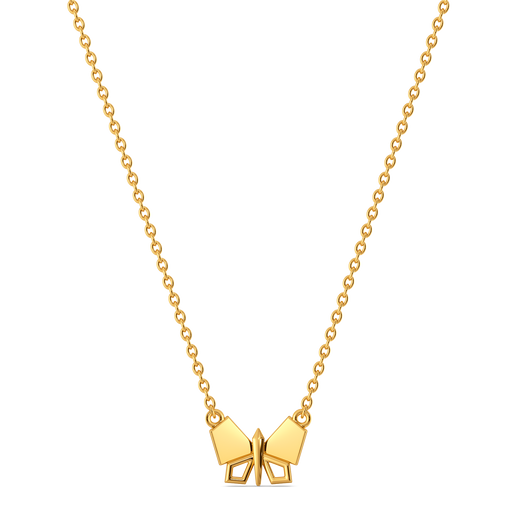 Butterfly Story Gold Necklaces